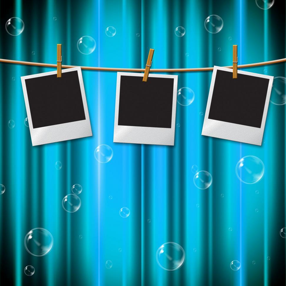 Free Image of Photo Frames Means Text Space And Blank 