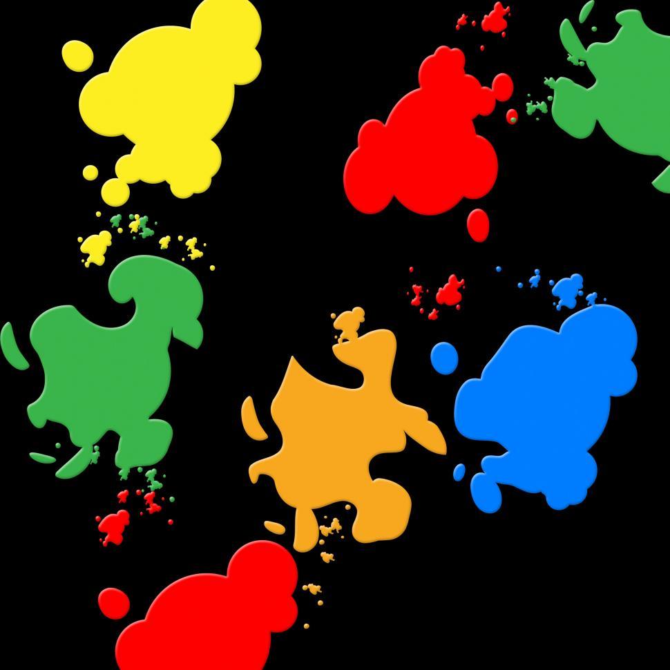 Free Image of Background Splash Means Paint Colors And Painting 