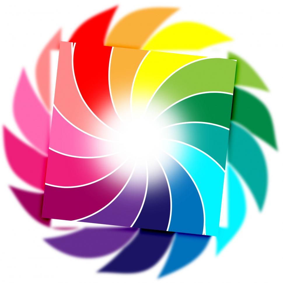 Free Image of Color Background Means Whirl Whirling And Colourful 
