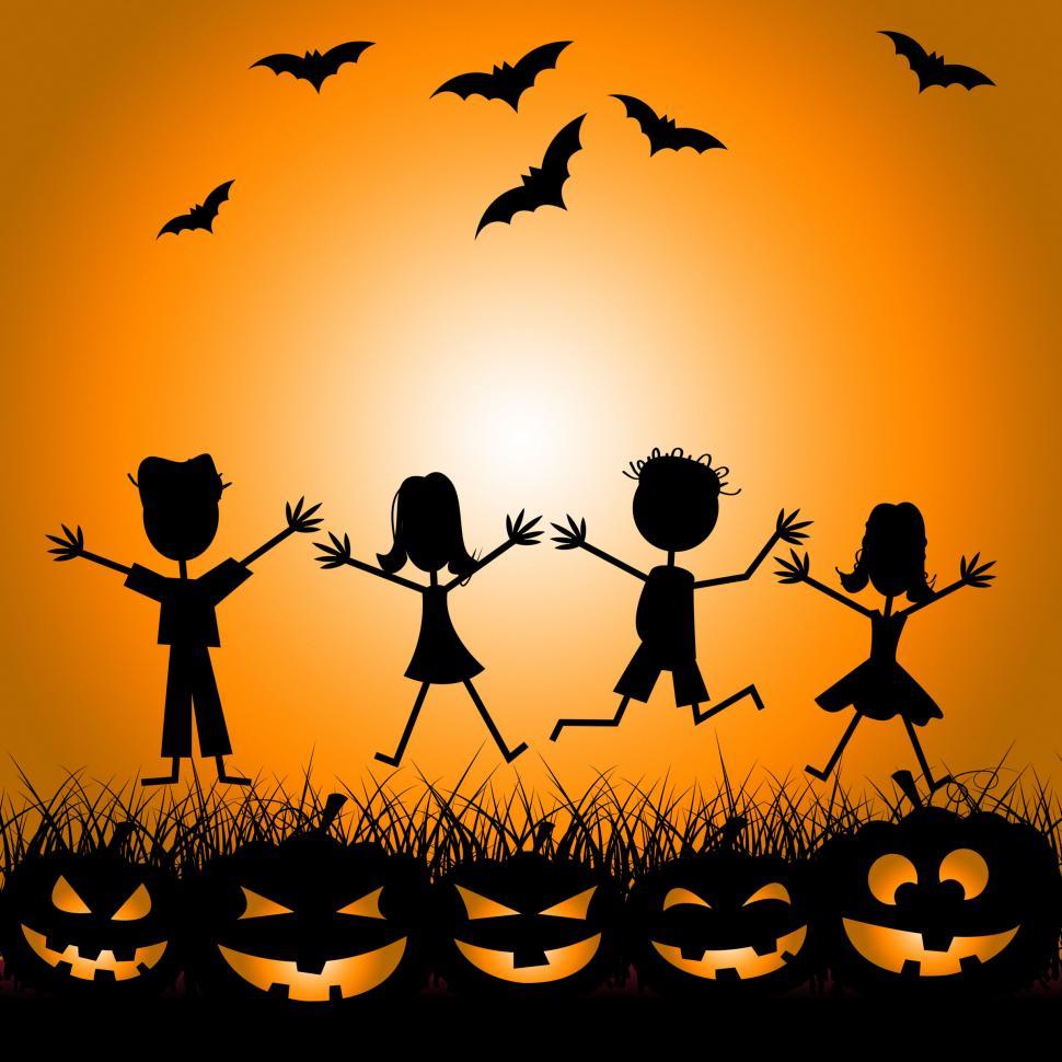 Free Image of Halloween Kids Indicates Trick Or Treat And Children 