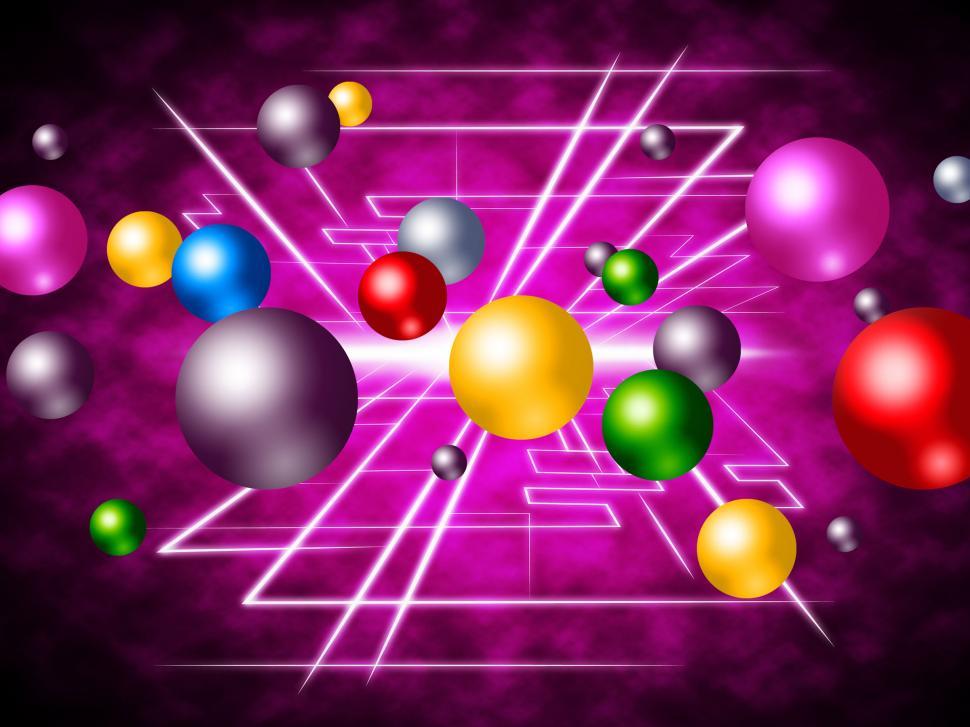 Free Image of Colourful Technology Indicates Explode Spherical And Bubble 