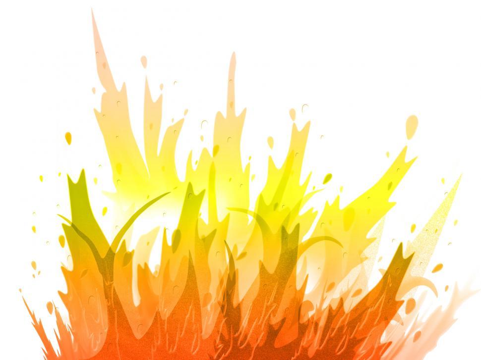 Free Image of Fire Background Represents Inferno Design And Raging 