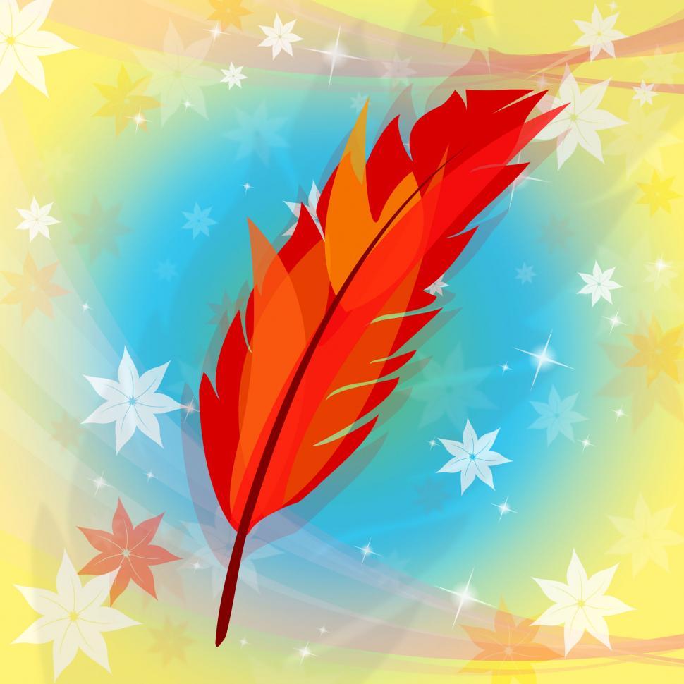 Free Image of Peace Symbol Indicates Flock Of Birds And Feathers 