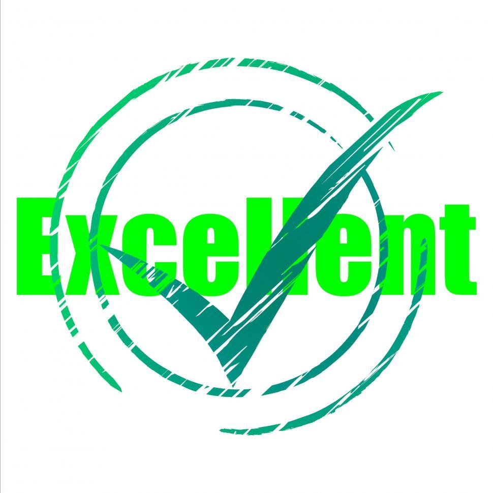 Free Image of Excellent Tick Represents Fineness Excelling And Confirmed 