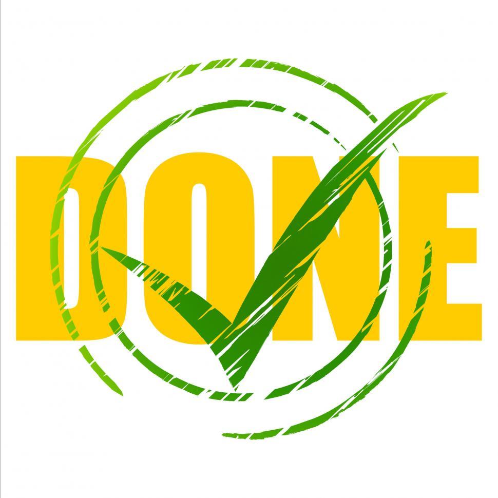Free Image of Tick Check Shows All Right And O.K. 