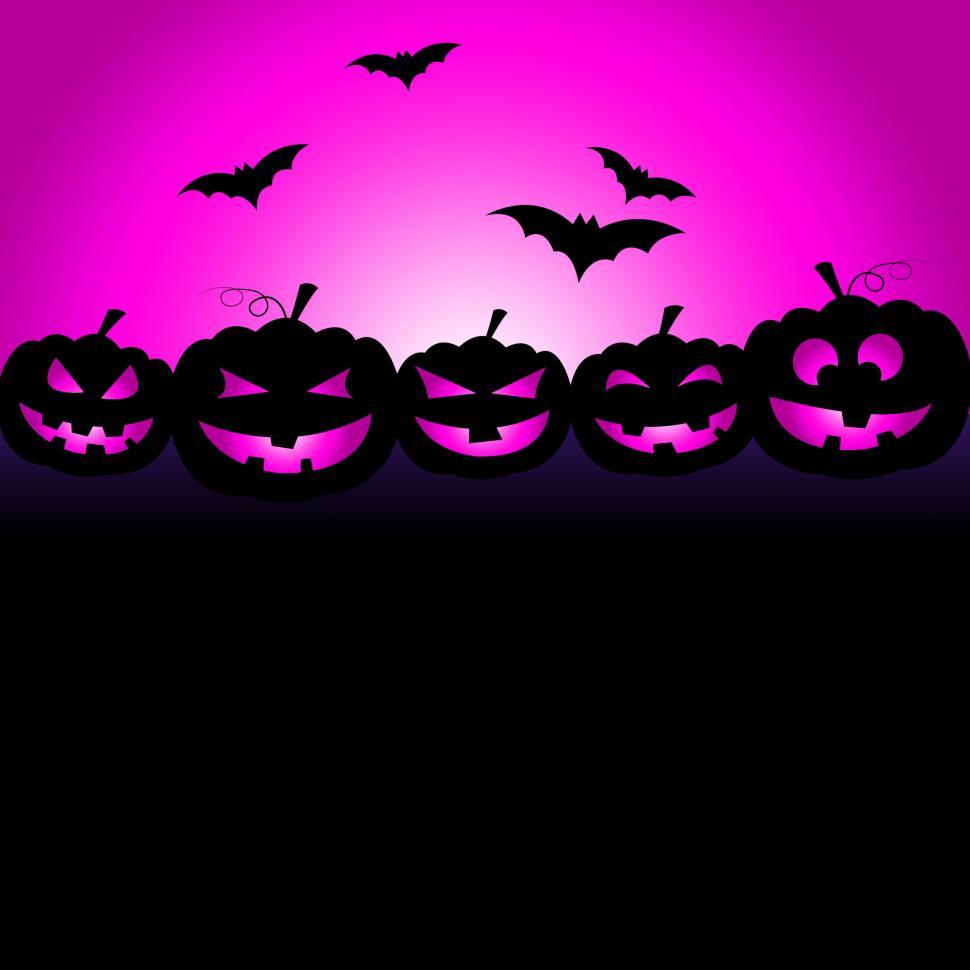 Free Image of Bats Halloween Means Trick Or Treat And Celebration 