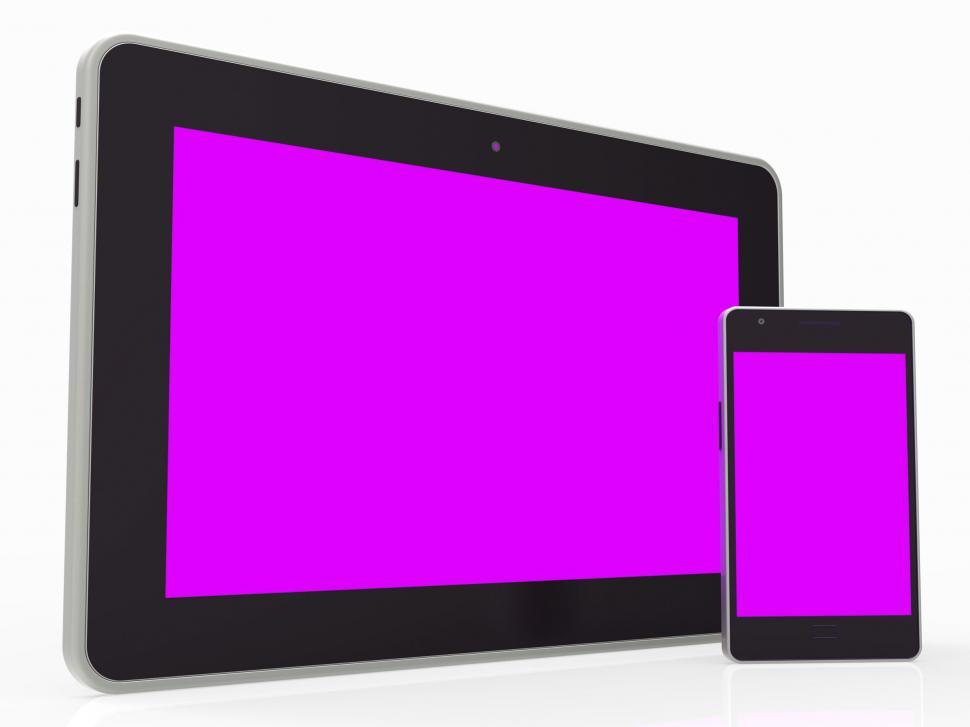 Free Image of Smartphone Tablet Represents Empty Space And Communication 