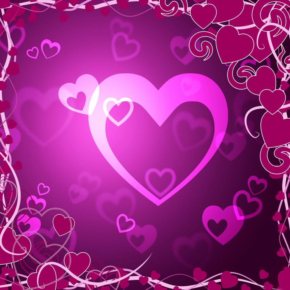 Free Image of Heart Red Represents Valentines Day And Backdrop 