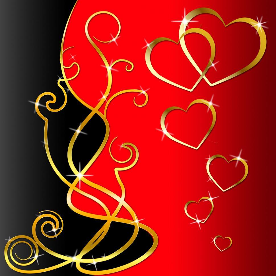 Free Image of Hearts Pattern Shows Valentine Day And Background 
