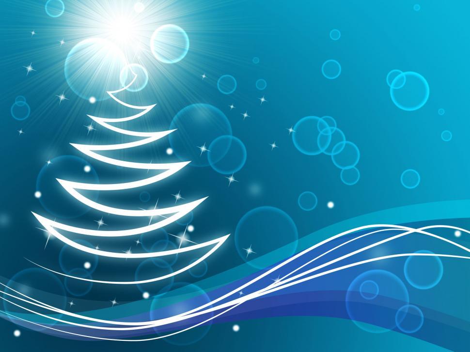 Free Image of Xmas Tree Represents Empty Space And Artistic 
