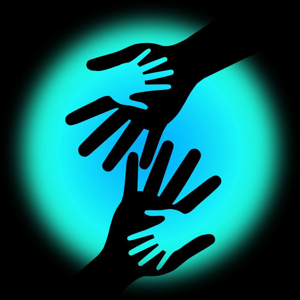 Free Image of Holding Hands Shows Childhood Parents And Parenting 
