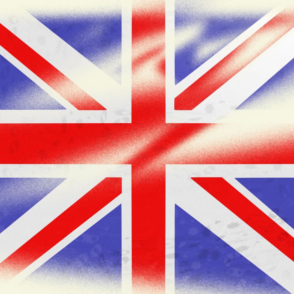 Free Image of Union Jack Indicates British Flag And Backdrop 