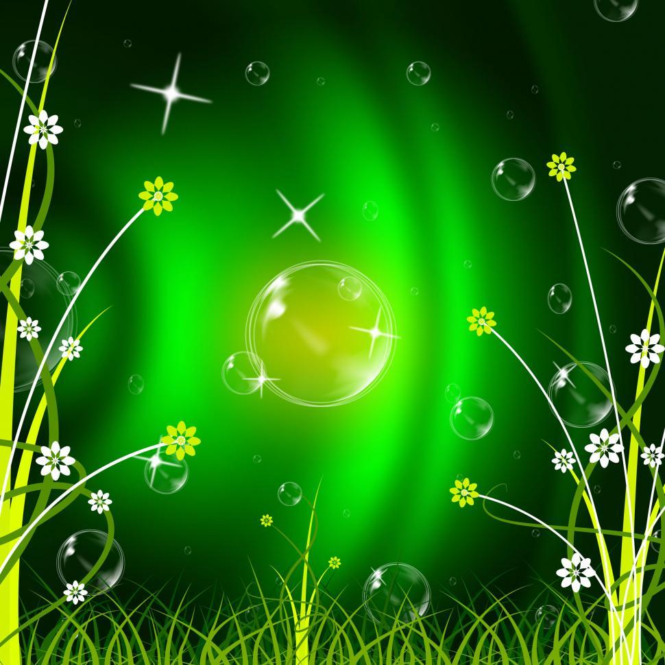 Free Image of Glow Floral Shows Blank Space And Abstract 