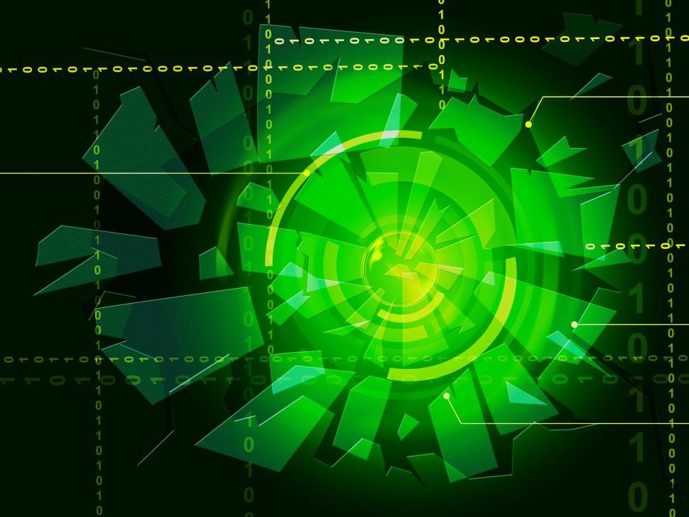 Free Image of Broken Glass Represents Hi Tech And Backgrounds 
