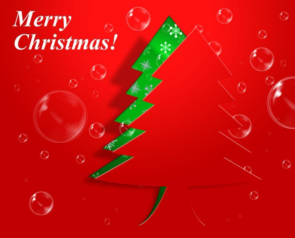 Free Image of Xmas Tree Means Christmas Holiday And Winter 