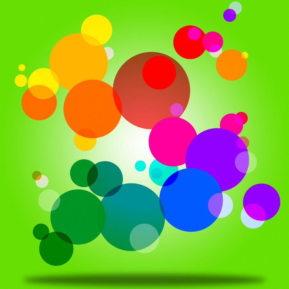 Free Image of Color Background Indicates Circles Bubble And Orb 