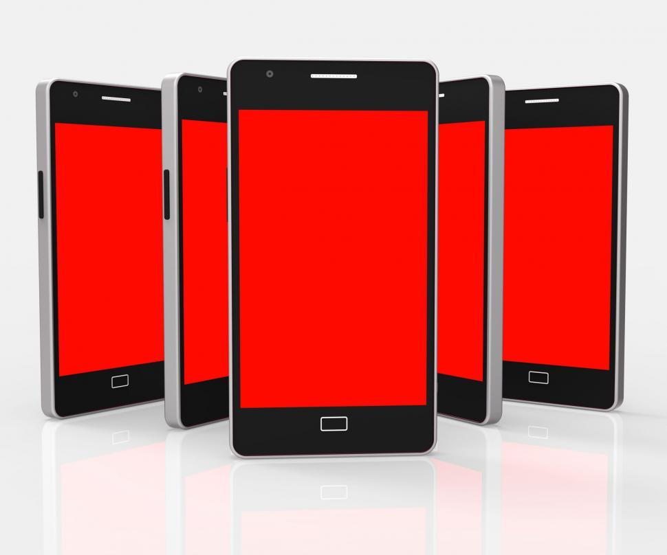 Free Image of Copyspace Smartphone Represents Portable Copy-Space And Online 