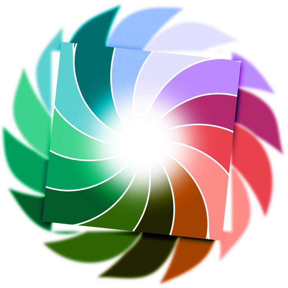 Free Image of Background Color Indicates Circular Multicolored And Spectrum 