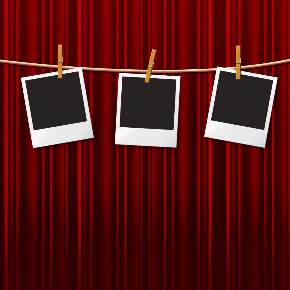 Free Image of Photo Frames Means Text Space And Blank 