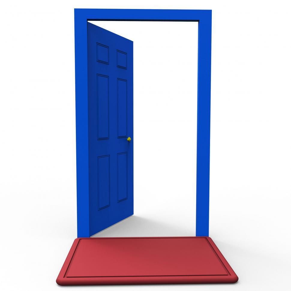 Free Image of Doorway House Shows Habitation Homes And Residential 