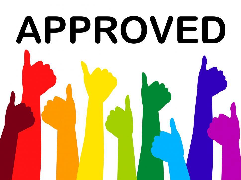 Free Image of Thumbs Up Indicates All Right And Approval 
