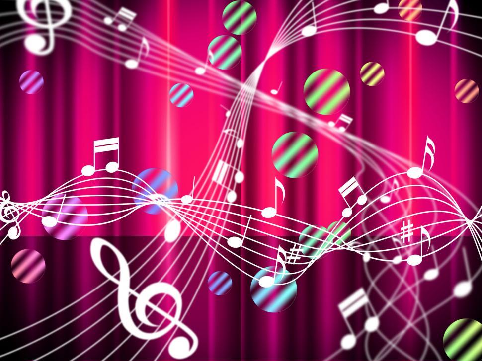 Free Image of Notes Background Shows Theater Stage And Acoustic 