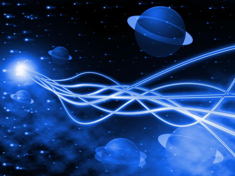 Free Image of Star Neon Means Cosmic Space And Bright 
