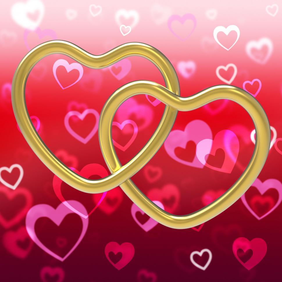 Free Image of Wedding Rings Represents Valentines Day And Couple 