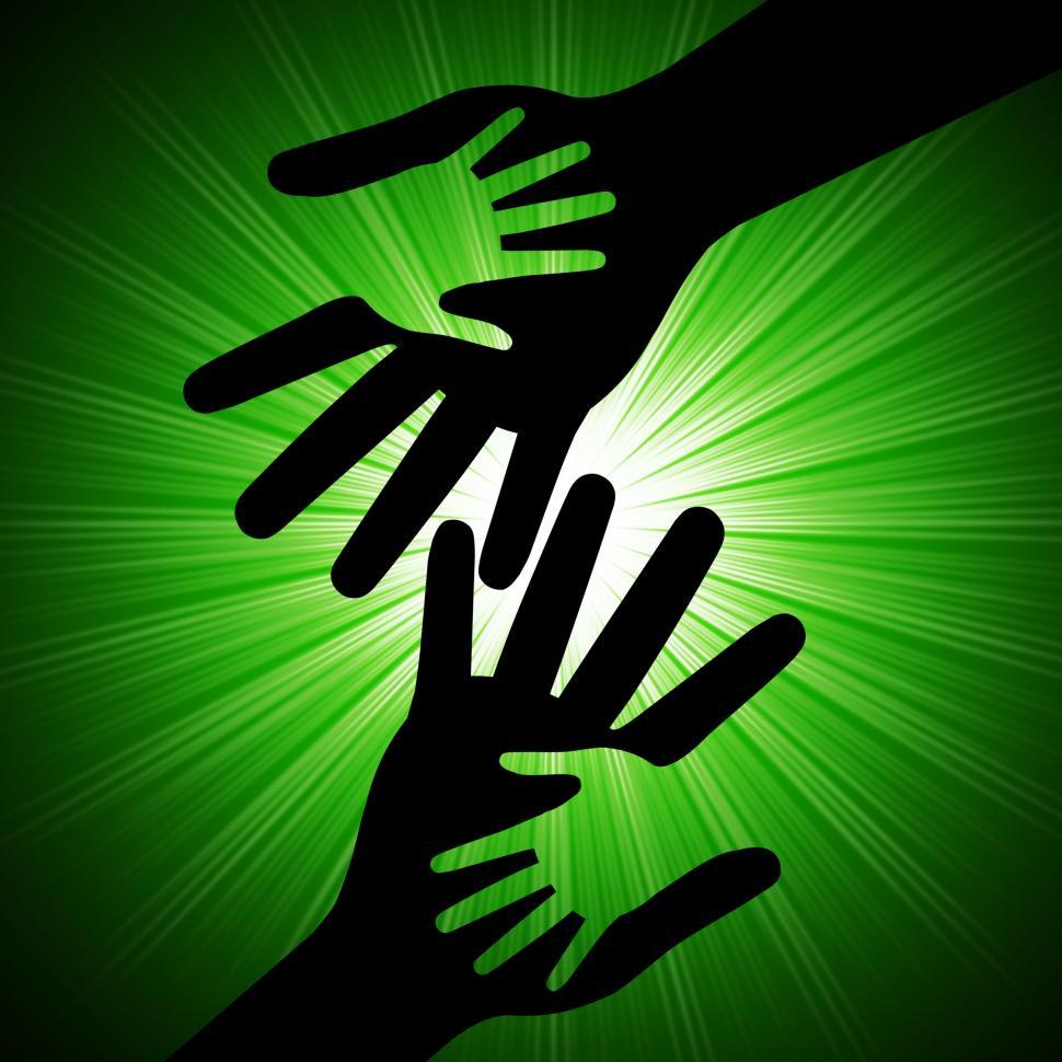 Free Image of Holding Hands Means Friends Sunbeam And Ray 
