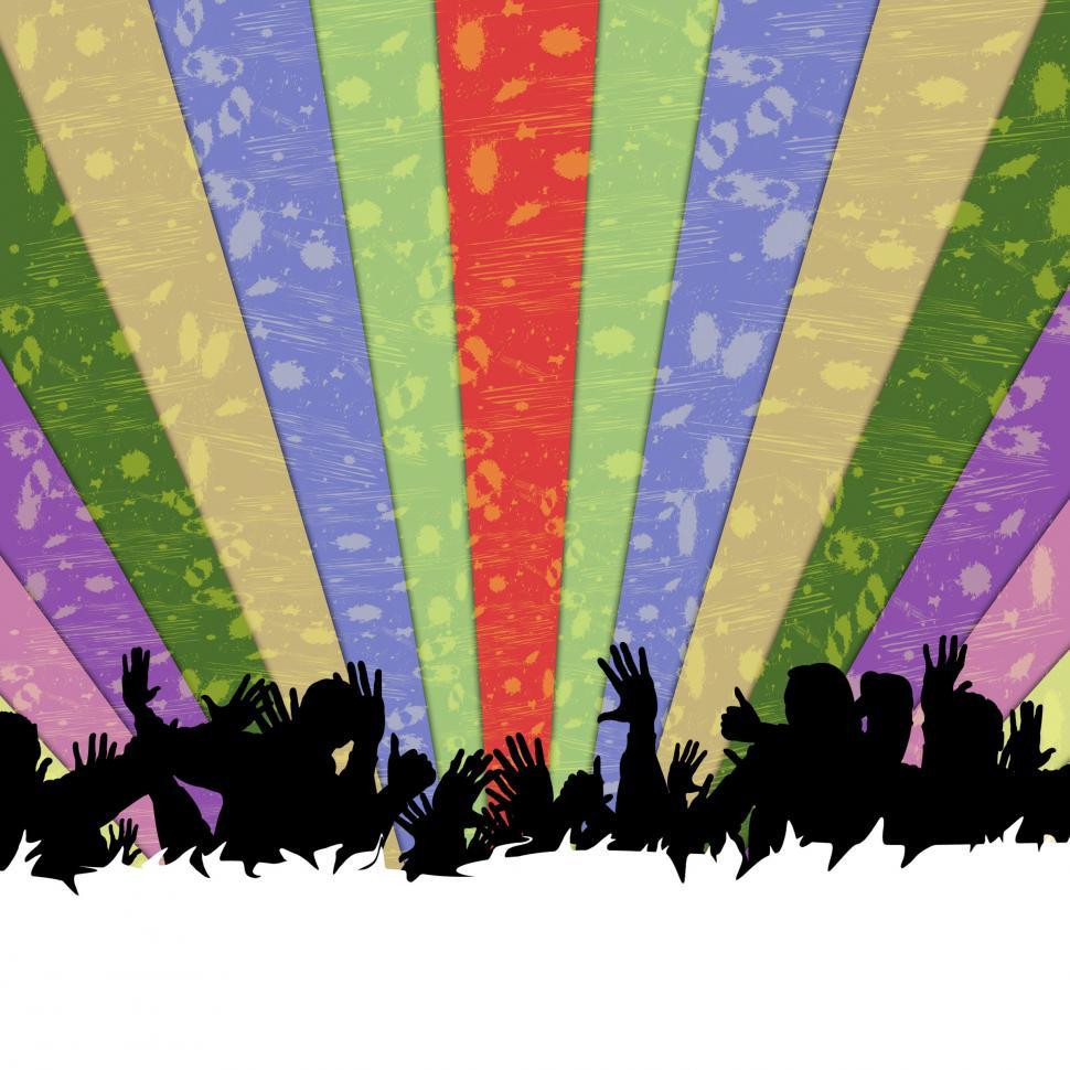 Free Image of Rays Concert Shows Group Of People And Beam 