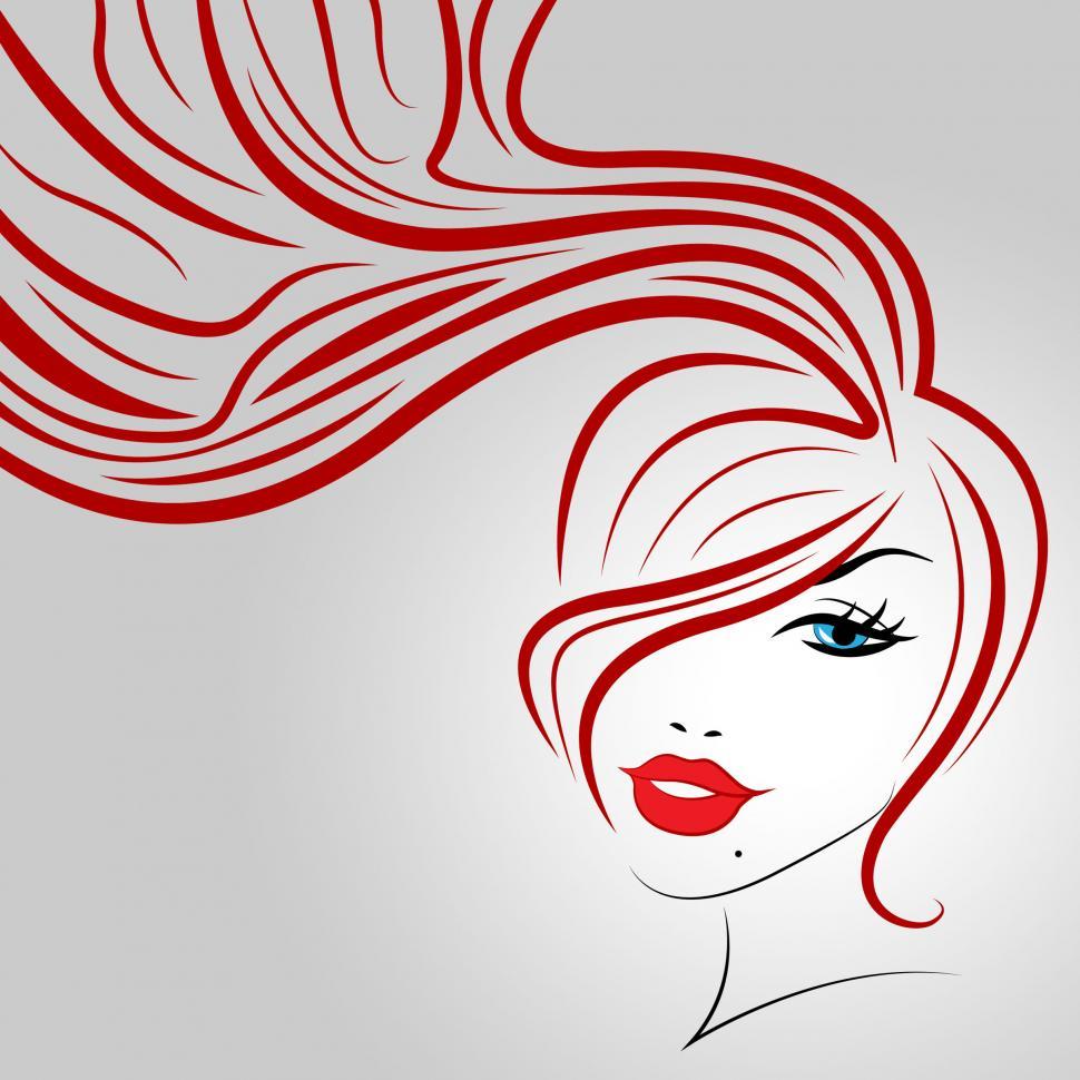 Free Image of Woman Hair Indicates Good Looking And Adult 