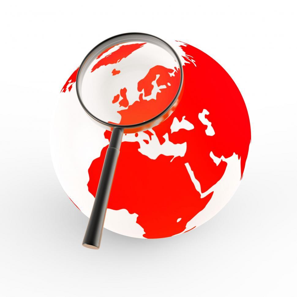 Free Image of Internet Search Means World Wide Web And Globe 