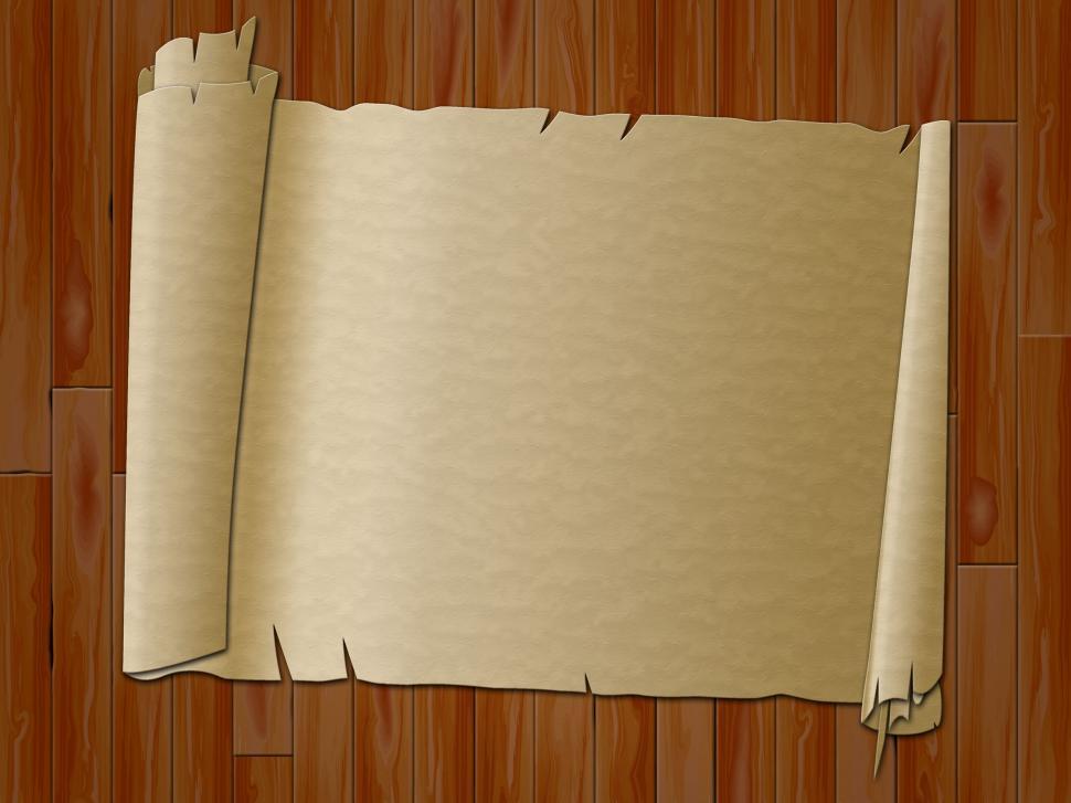 Free Image of Paper Scroll Indicates Antique Parchment And Bordering 