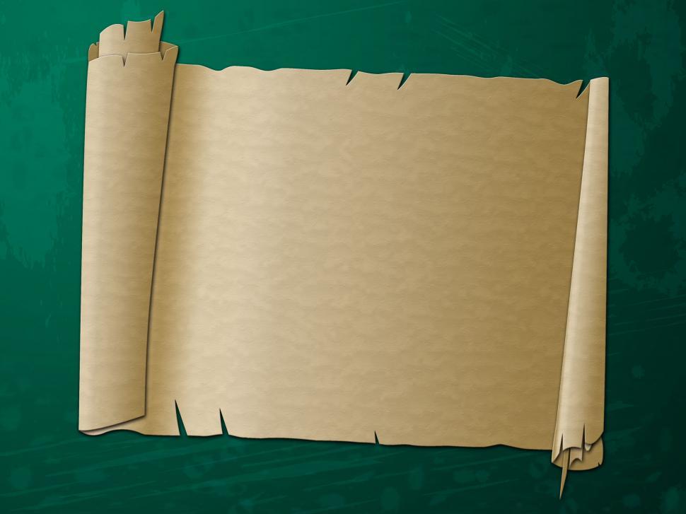Free Image of Paper Scroll Represents Rolled Up And Aged 