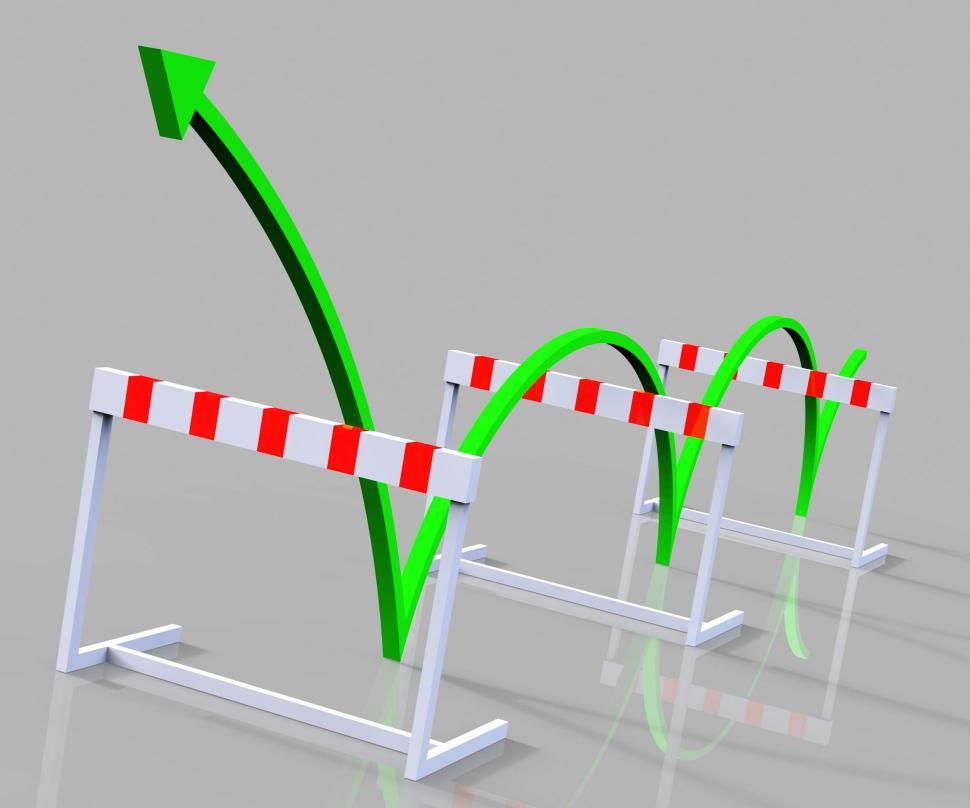 Free Image of Win Hurdle Represents Overcome Problems And Challenge 