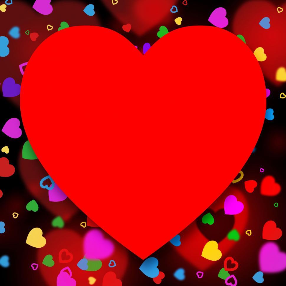 Free Image of Heart Hands Means Empty Space And Copy 