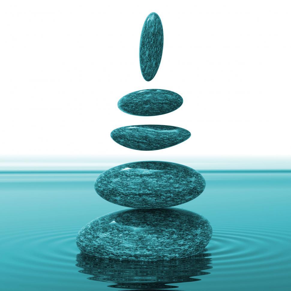 Free Image of Spa Stones Means Balance Tranquility And Calmness 