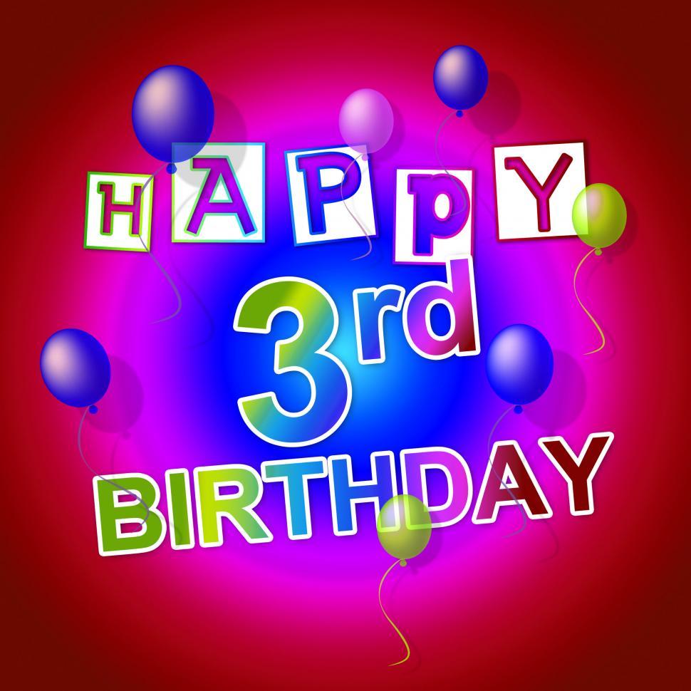 Free Image of Happy Birthday Shows 3Rd Parties And Greetings 