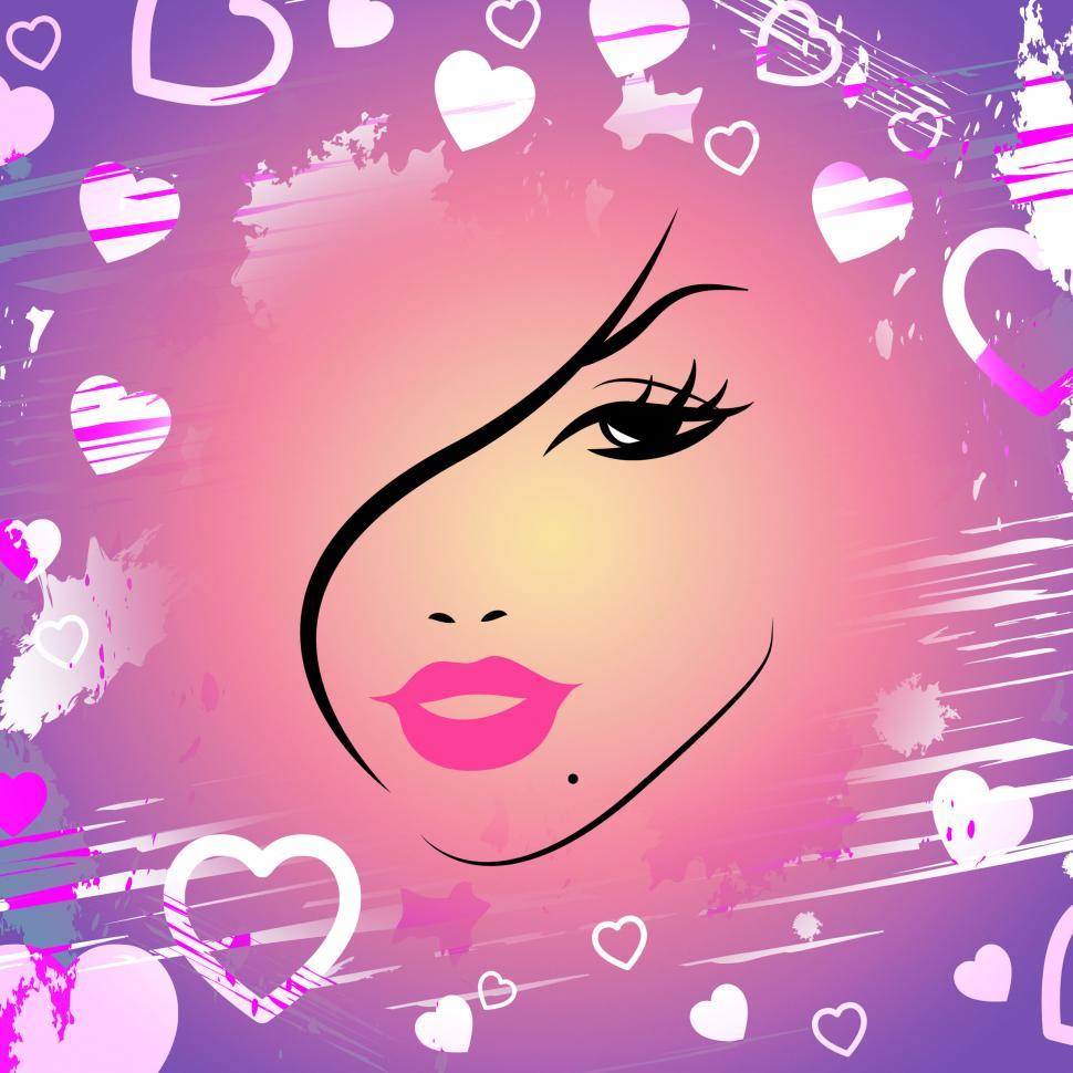 Free Image of Make Up Means Good Looking And Attractiveness 
