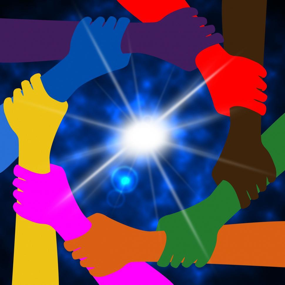 Free Image of Holding Hands Means Globally Globalize And Globe 