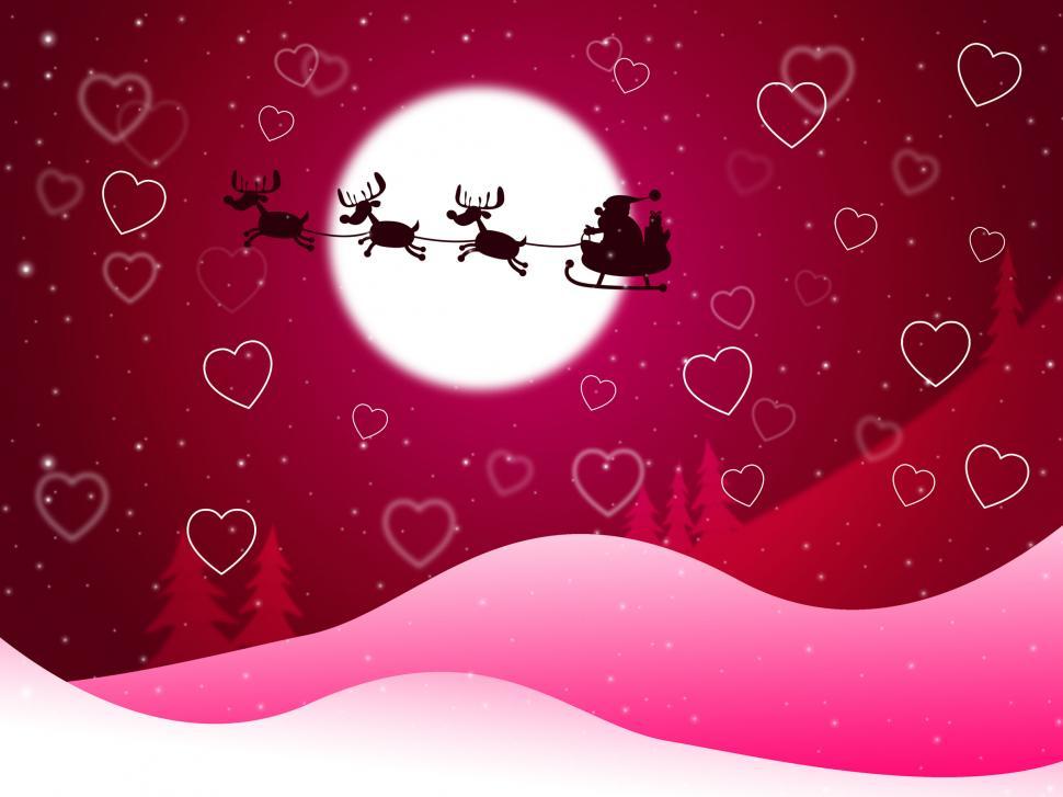 Free Image of Xmas Tree Shows New Year And Congratulation 
