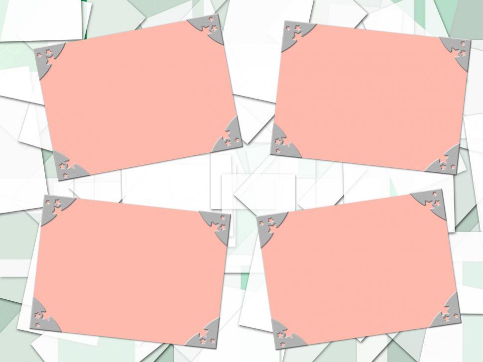 Free Image of Copyspace Paper Shows Frame Blank And Framing 