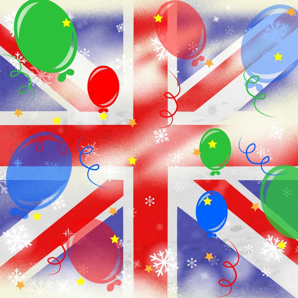 Free Image of Union Jack Means United Kingdom And Backdrop 