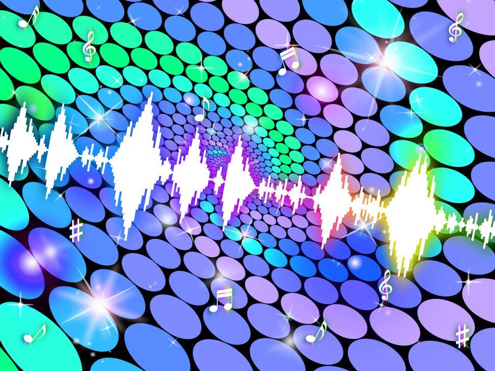 Free Image of Sound Wave Shows Soundwaves Backgrounds And Graph 