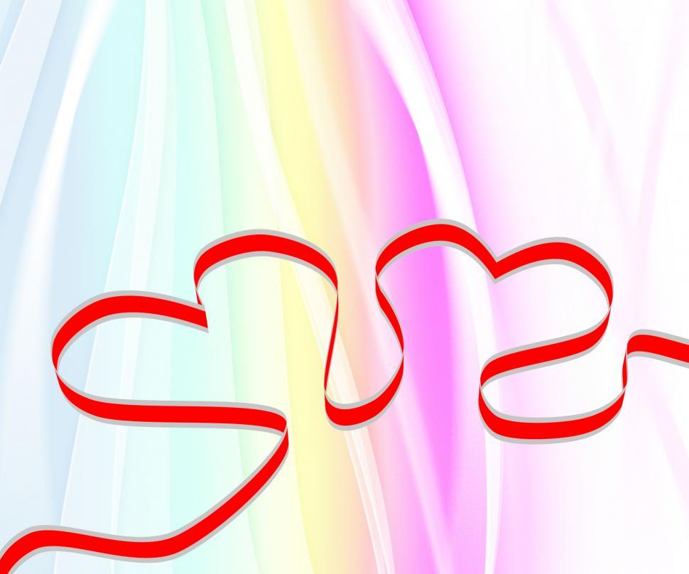 Free Image of Background Hearts Shows Valentine s Day And Abstract 