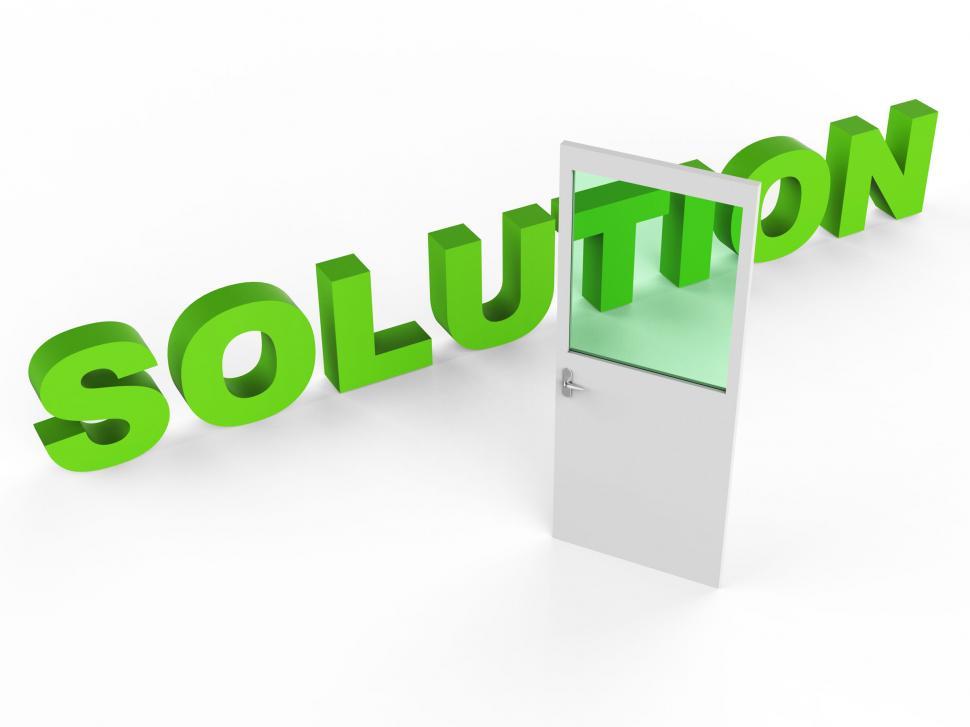 Free Image of Solution Door Represents Resolution Doorframe And Achievement 