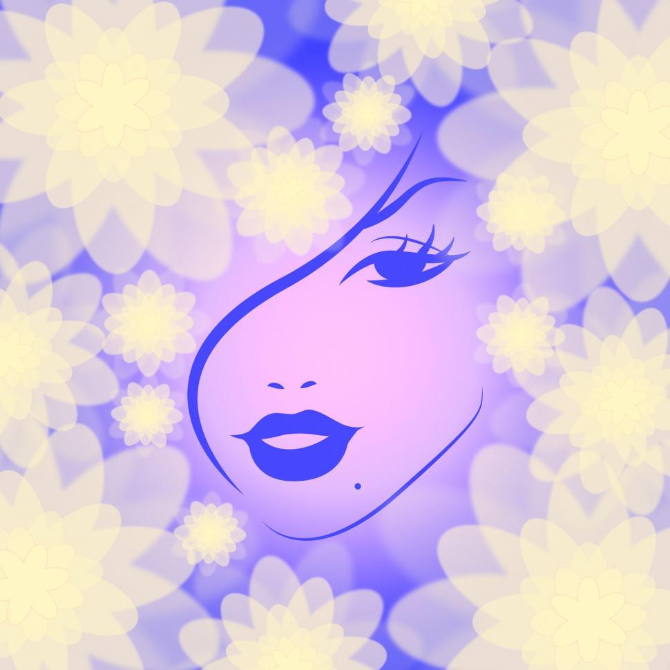Free Image of Make Up Means Good Looking And Attractive 