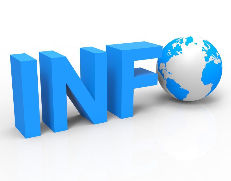 Free Image of World Info Shows Knowledge Globalisation And Information 