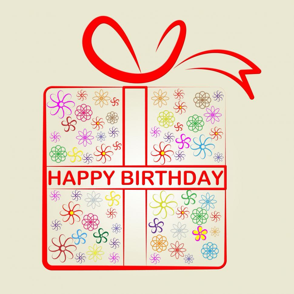 Free Image of Happy Birthday Represents Congratulation Present And Gift 