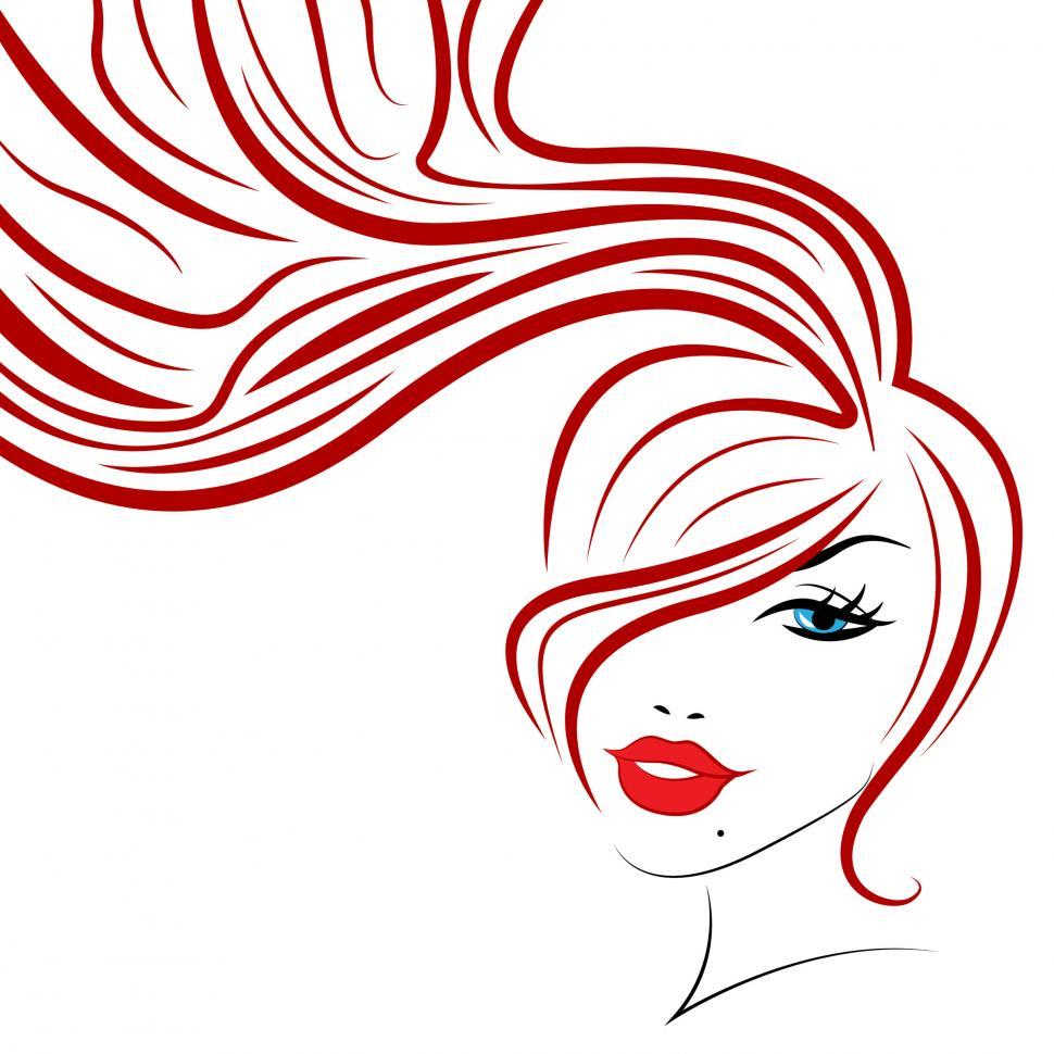 Free Image of Beauty Hair Indicates Good Looking And Adult 